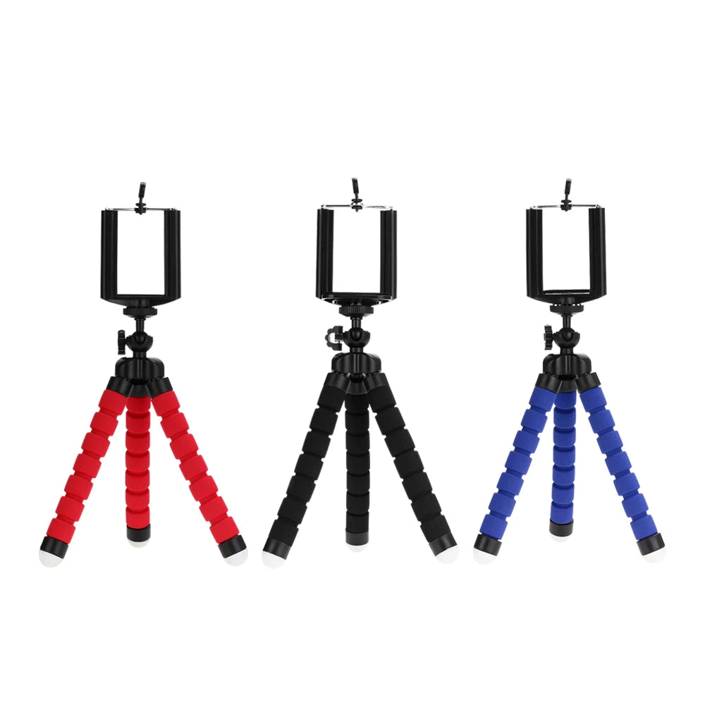 Flexible Octopus Phone Tripod — Mini Portable Stand for Content Creation & Photography