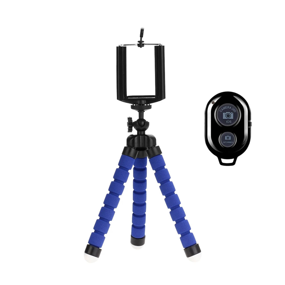 Flexible Octopus Phone Tripod — Mini Portable Stand for Content Creation & Photography