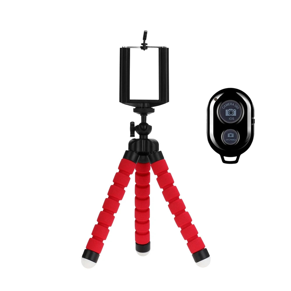 Flexible Octopus Phone Tripod — Mini Portable Stand for Content Creation & Photography