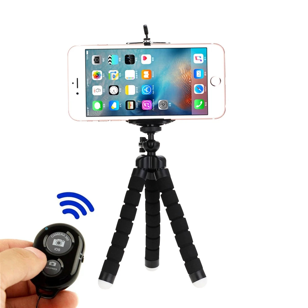 Flexible Octopus Phone Tripod — Mini Portable Stand for Content Creation & Photography