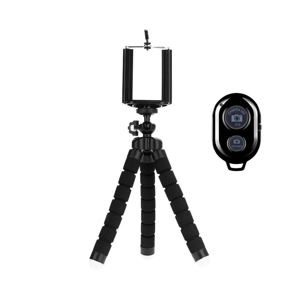 Flexible Octopus Phone Tripod — Mini Portable Stand for Content Creation & Photography