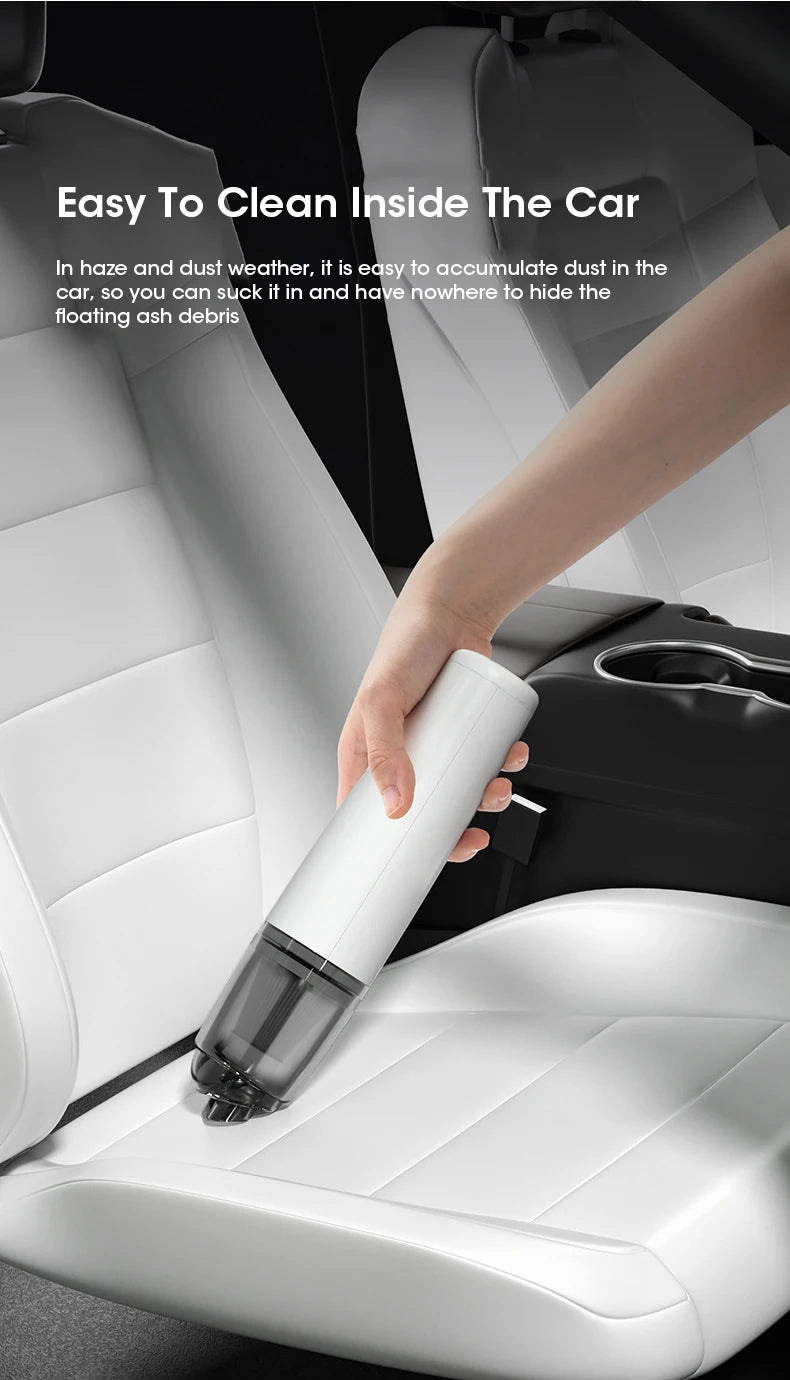 Cordless Handheld Vacuum — Portable Mini Cleaner for Car, Desk & Home