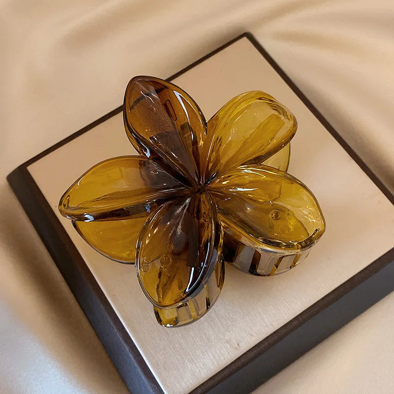 Large Flower Matte Hair Claw Clip — 18 Colors for Every Outfit & Mood