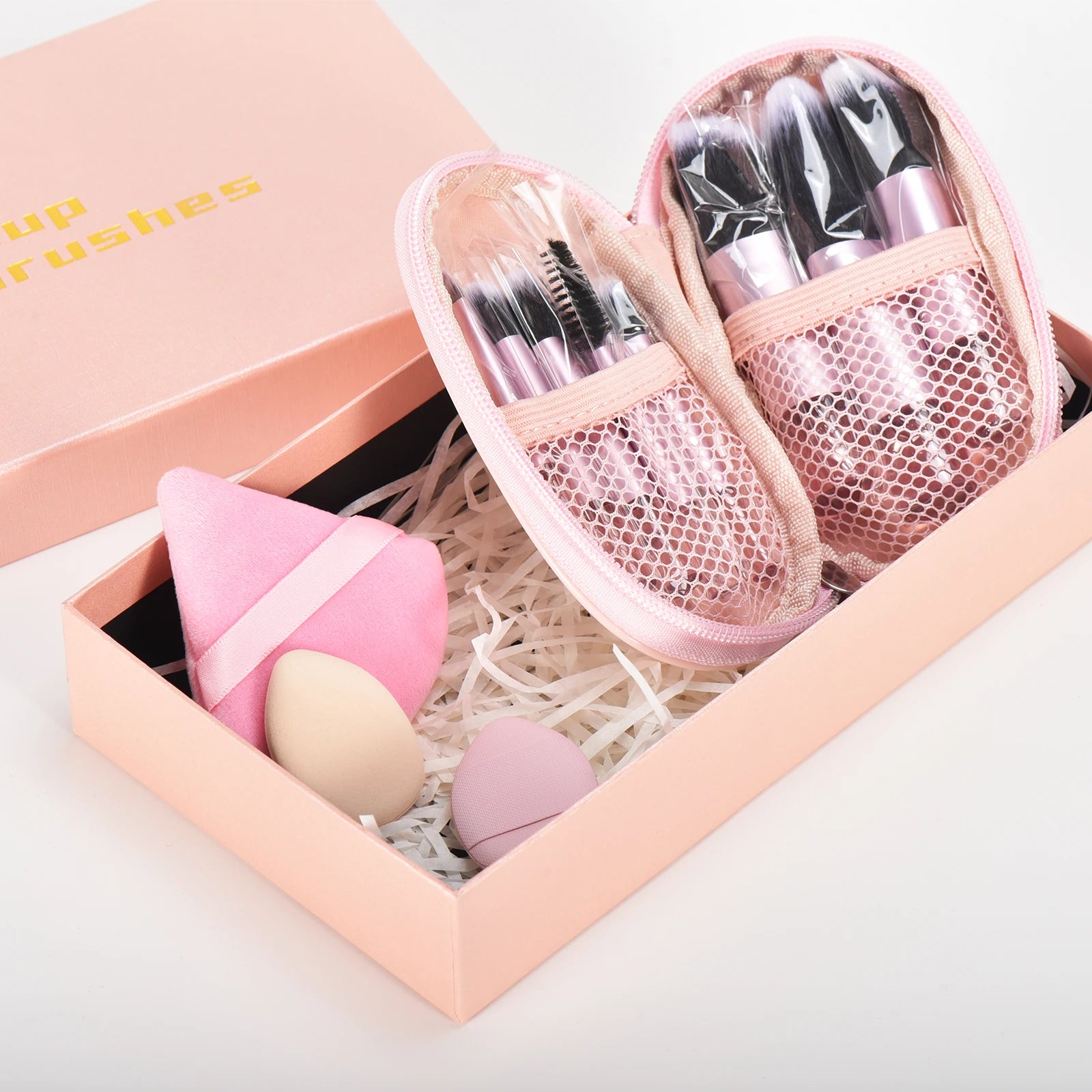 Mini Makeup Brush Set — Travel Portable Cosmetic Brush Kit