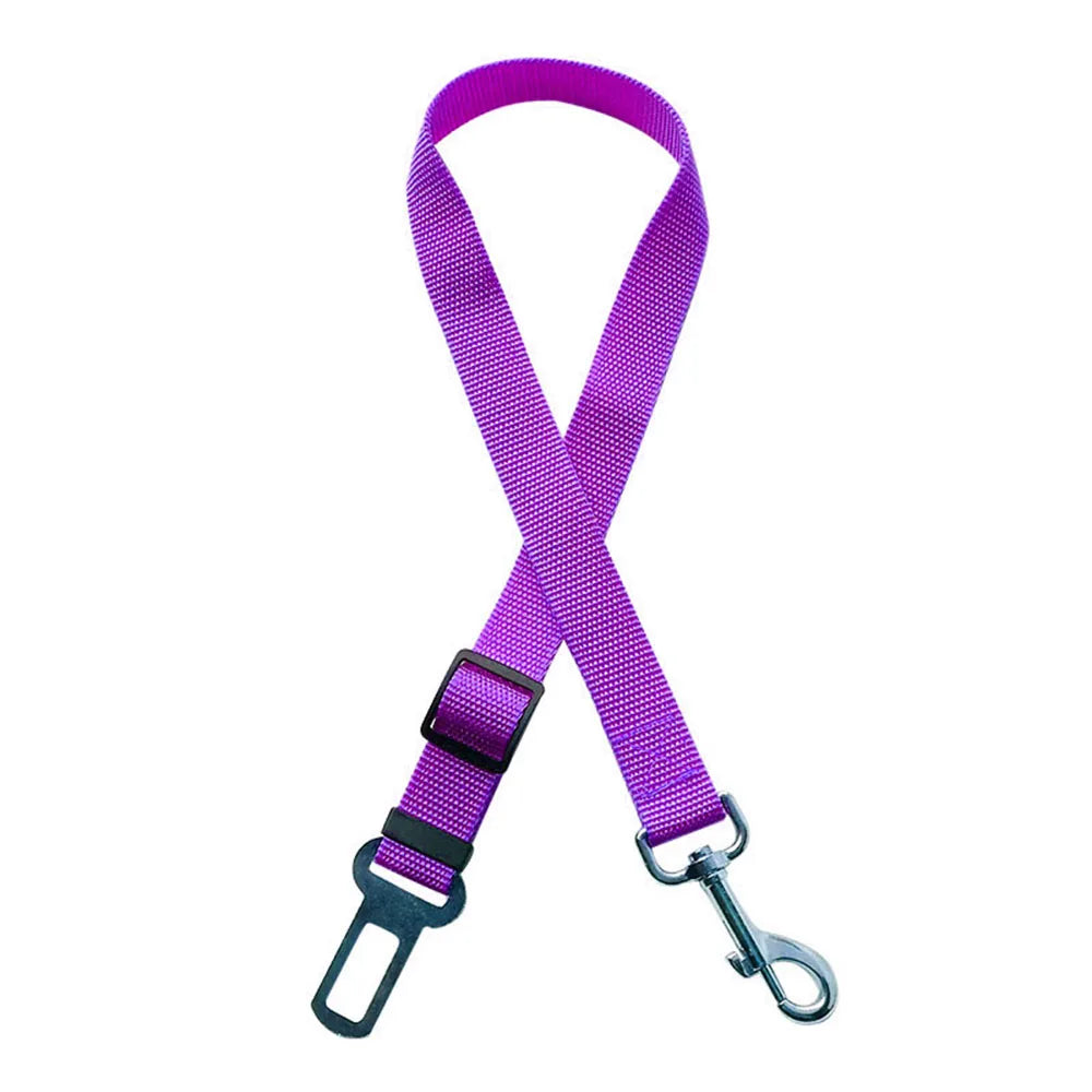 Adjustable Dog Seat Belt — Car Safety Harness for Dogs of All Sizes