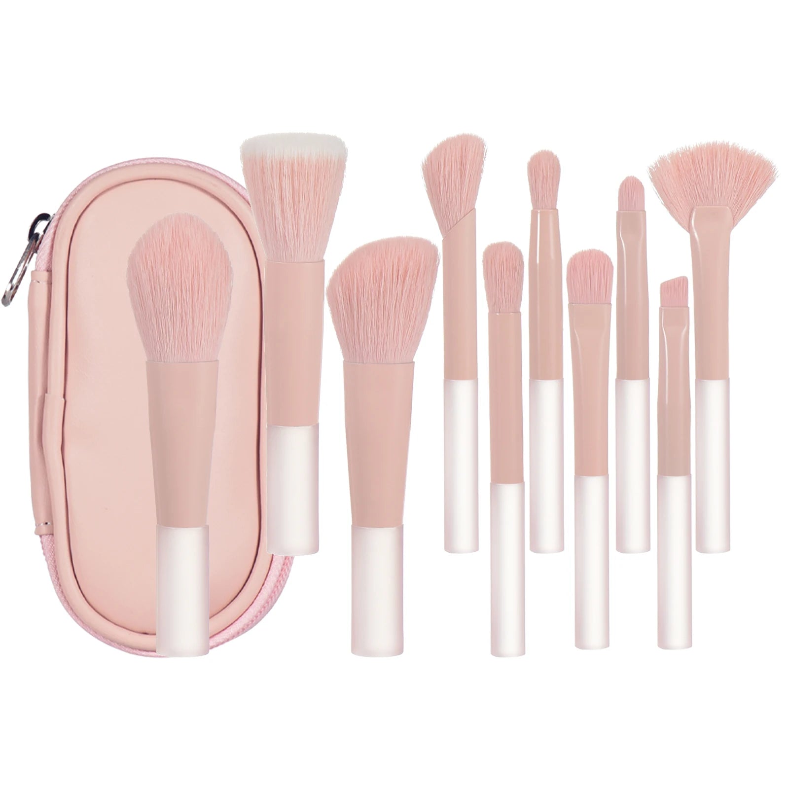 Mini Makeup Brush Set — Travel Portable Cosmetic Brush Kit
