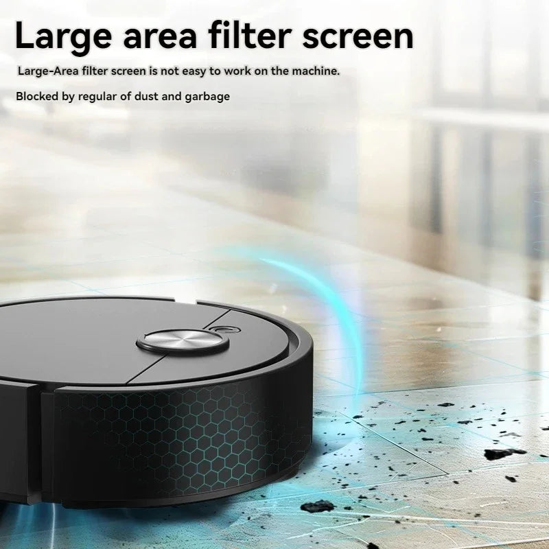 3-in-1 Smart Robot Vacuum — Automatic Sweeping, Suction & Mopping for Home