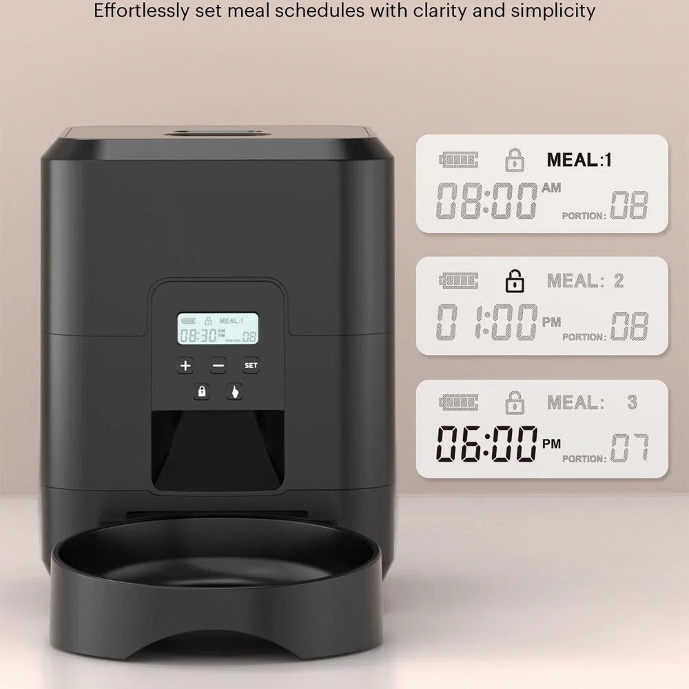Automatic Pet Feeder — Smart Timed Food Dispenser with Portion Control for Cats & Dogs