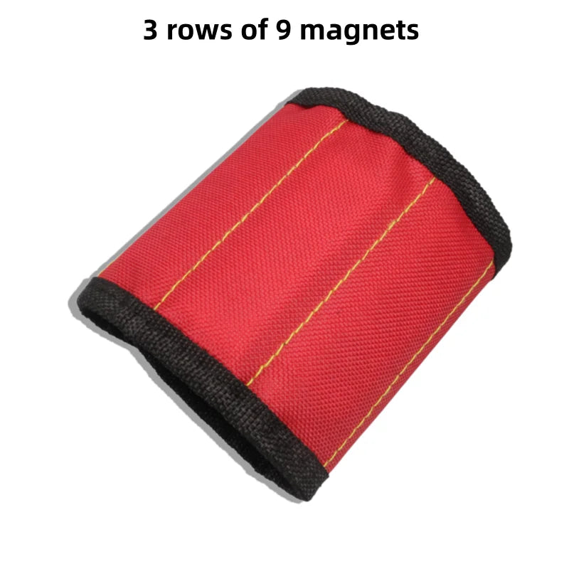 Magnetic Wristband for Screws & Nails — Strong 15-Magnet Holder for Hands-Free Work