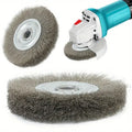 5" Stainless Steel Wire Wheel Brush — Heavy-Duty Drill Attachment for Grinding & Polishing