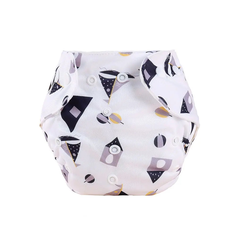 Reusable Cloth Diapers — Adjustable Washable Nappy, One Size Fits 6–33 lbs