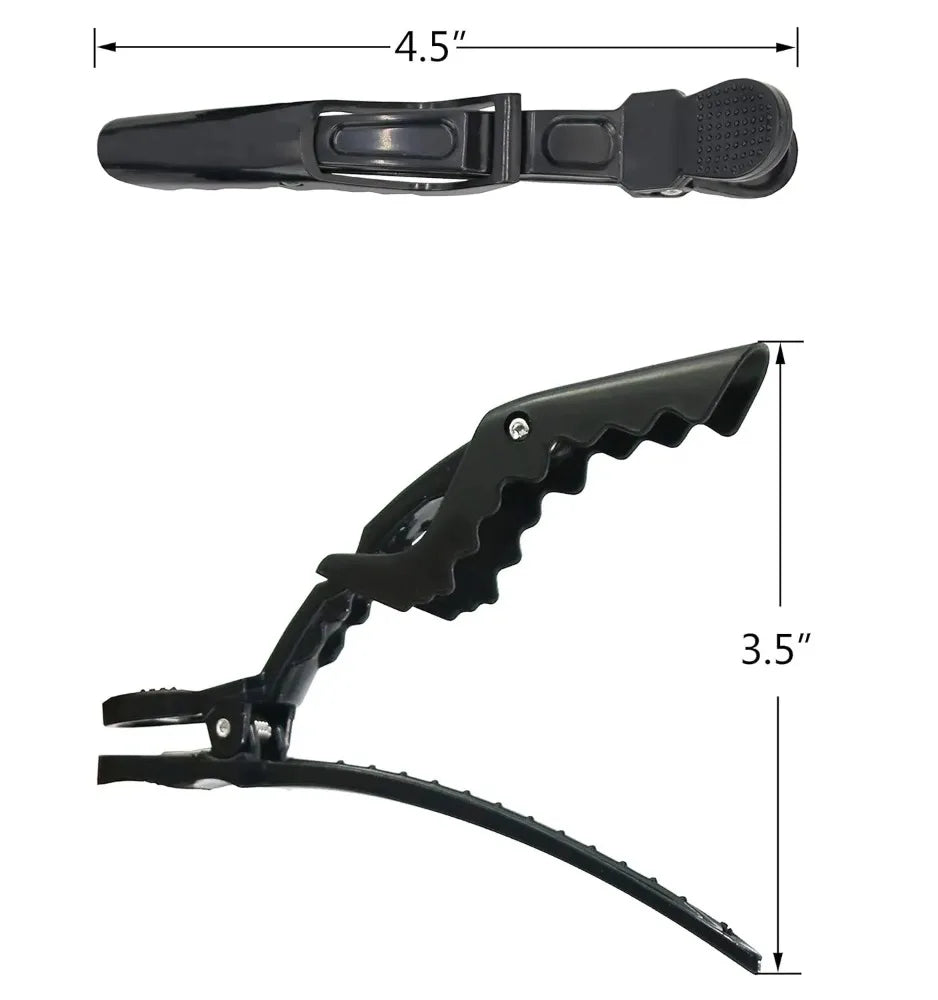 Professional Alligator Hair Clips 5-Pack — Salon-Grade Sectioning Clips