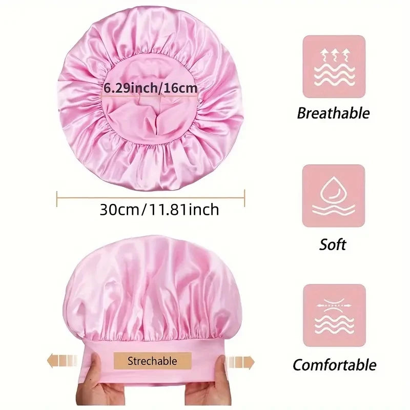 Heatless Curling Rod Headband — Satin Overnight Hair Curler Set