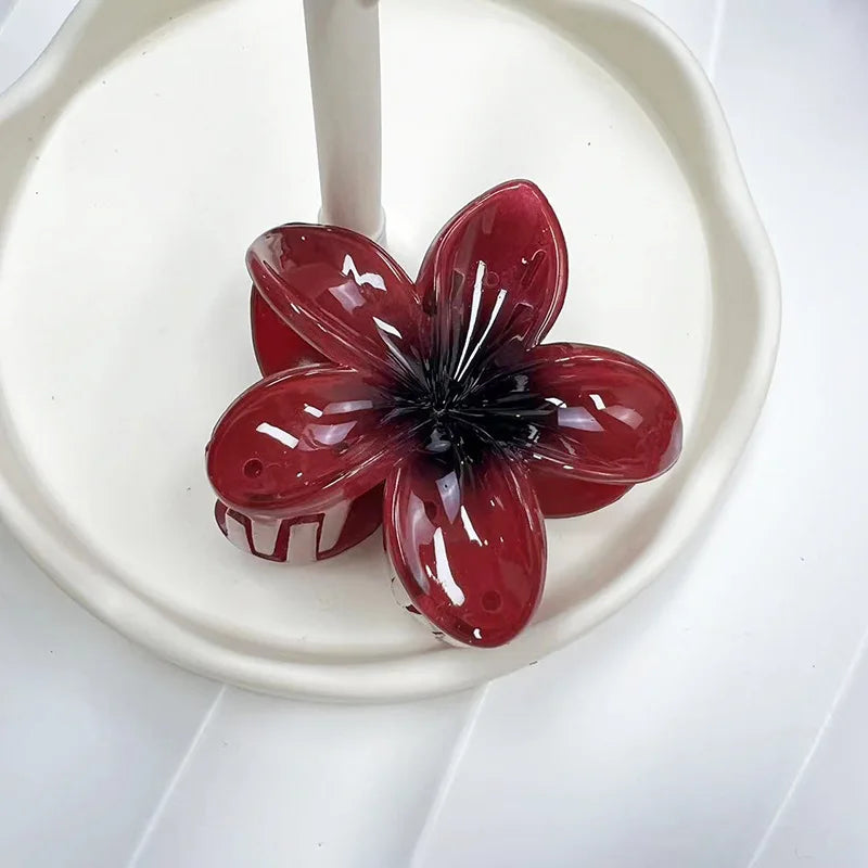 Large Flower Matte Hair Claw Clip — 18 Colors for Every Outfit & Mood