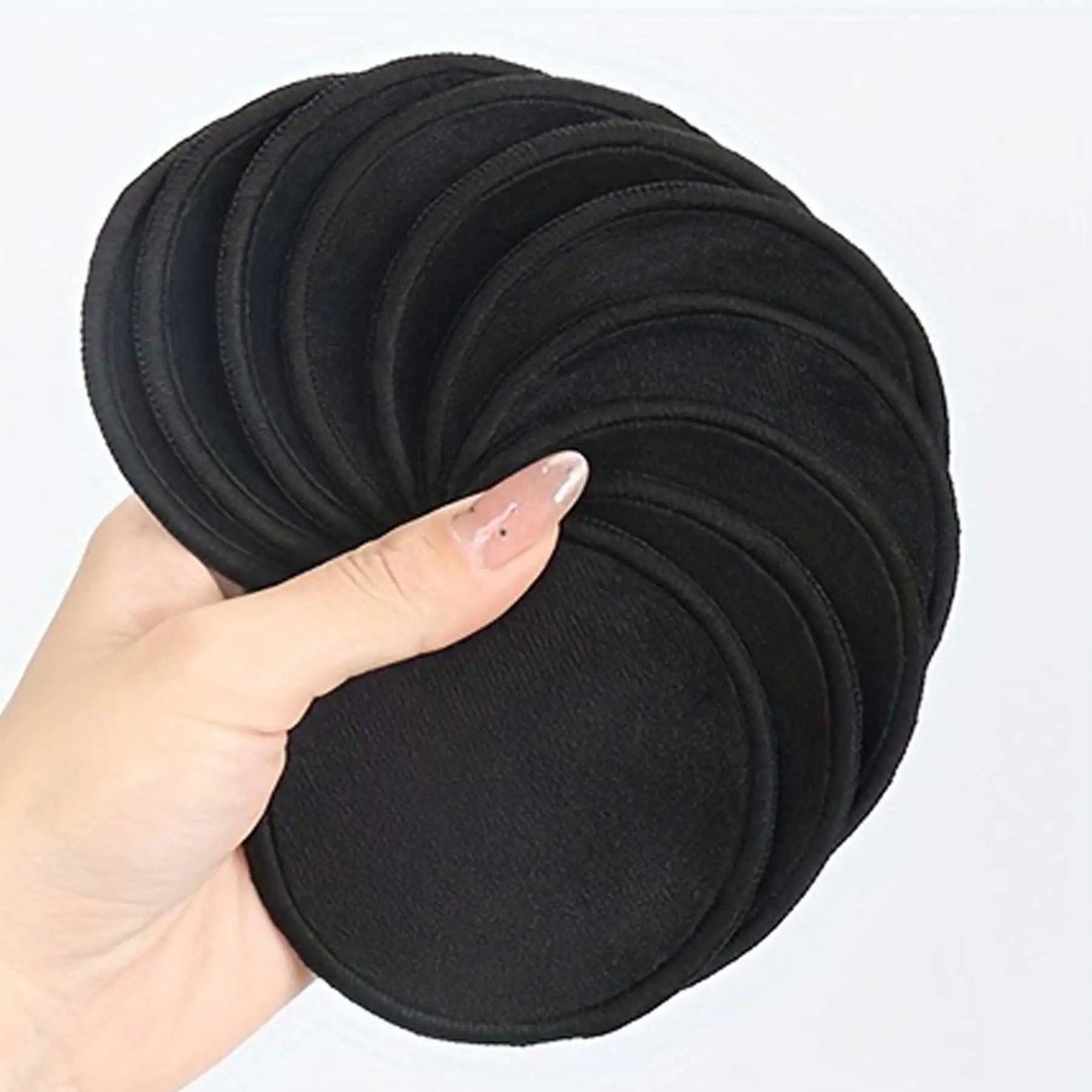 Reusable Bamboo Makeup Remover Pads — 10pc Washable Cotton Rounds Set
