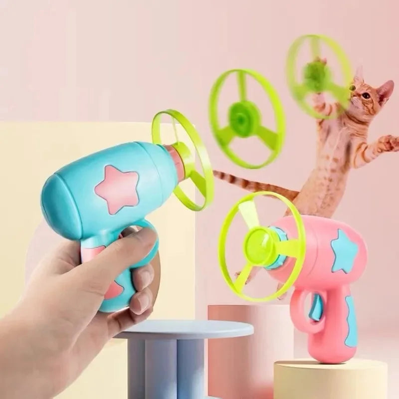 Cat Ball Launcher Toy — Interactive Fetch & Chase Game for Cats