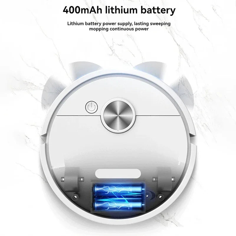 3-in-1 Smart Robot Vacuum — Automatic Sweeping, Suction & Mopping for Home