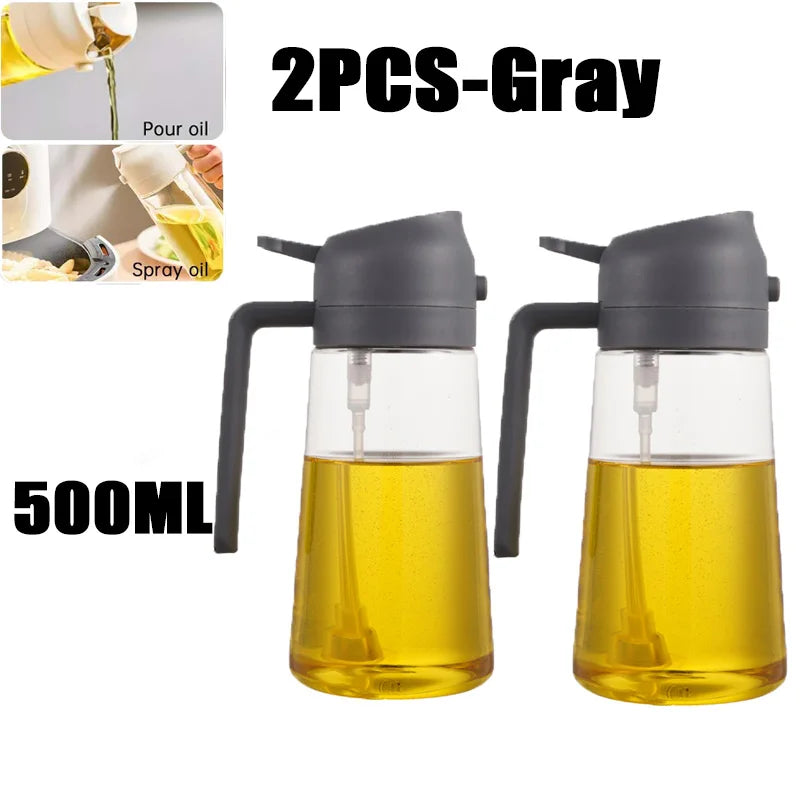 Oil Spray Bottle — Fine Mist Cooking Sprayer for Olive Oil, Vinegar & BBQ