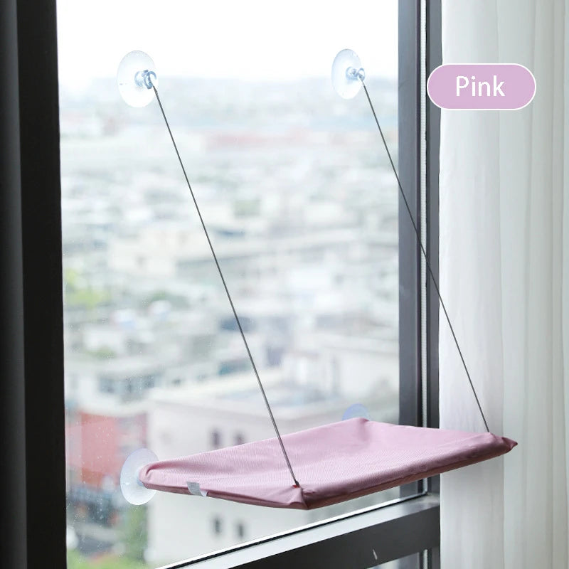 Cat Window Hammock — Suction Cup Perch Bed for Indoor Cats