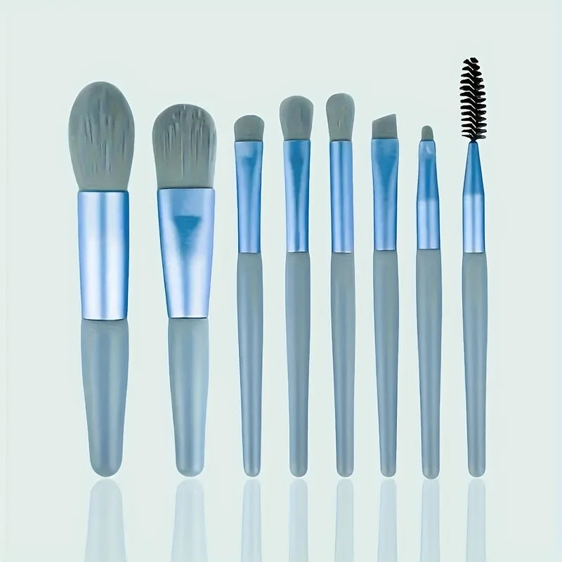 Makeup Brush Set with Travel Pouch — 13 or 27 Piece Cosmetic Brush Kit