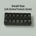 Weekly Pill Organizer — 7-Day 14-Grid Portable Pill Case Box