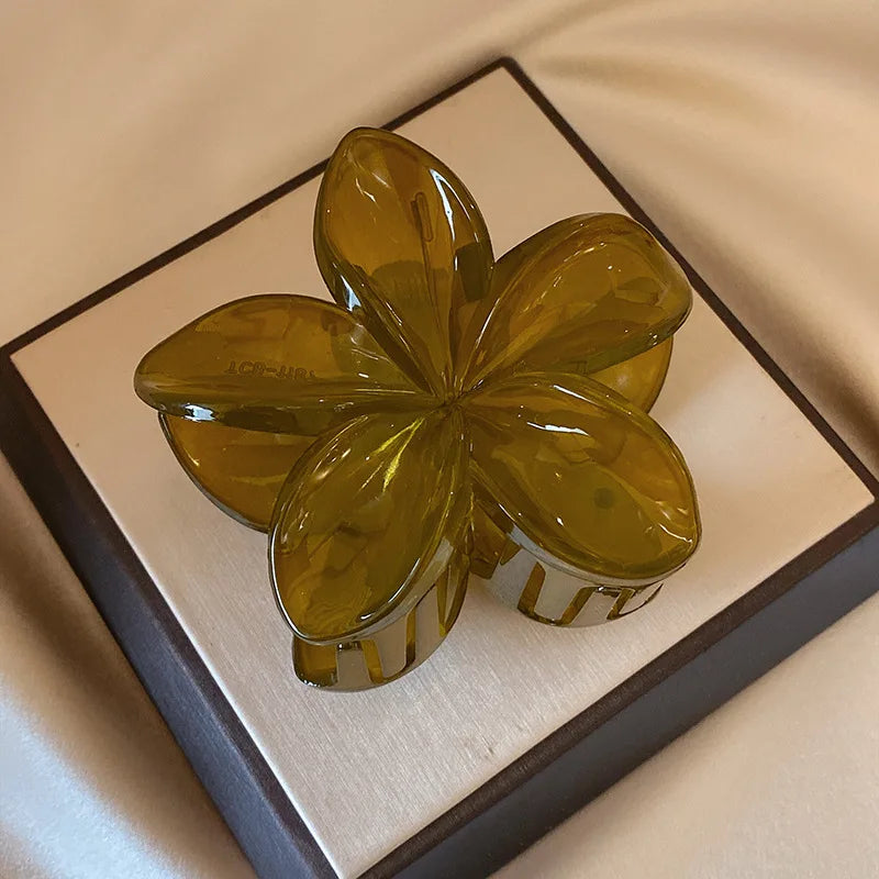 Large Flower Matte Hair Claw Clip — 18 Colors for Every Outfit & Mood