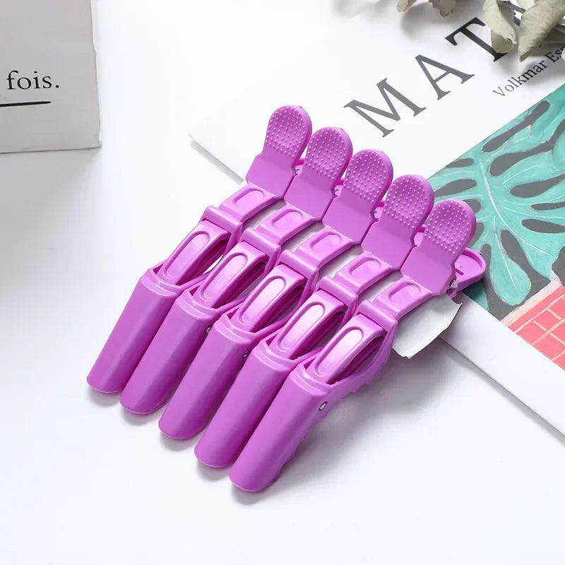 Professional Alligator Hair Clips 5-Pack — Salon-Grade Sectioning Clips