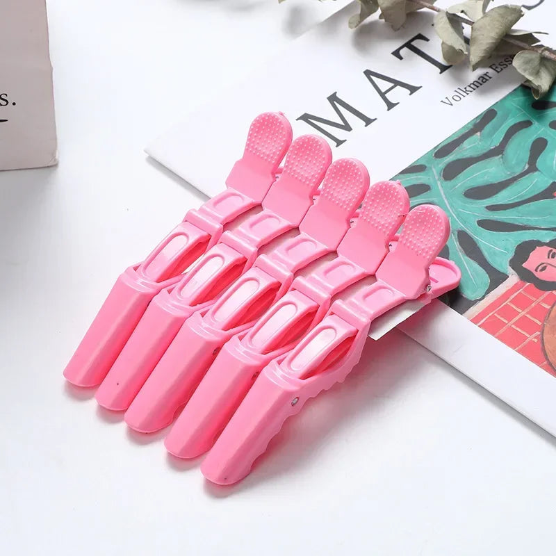Professional Alligator Hair Clips 5-Pack — Salon-Grade Sectioning Clips