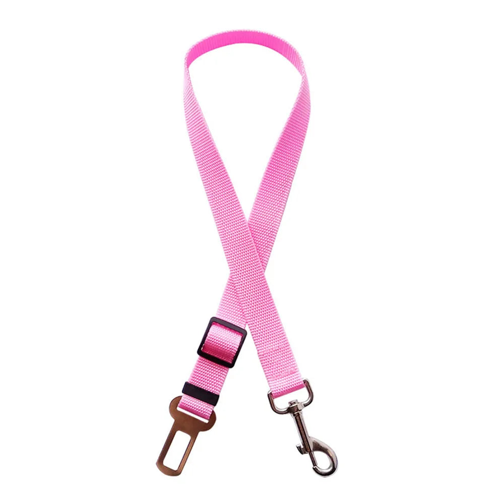 Adjustable Dog Seat Belt — Car Safety Harness for Dogs of All Sizes