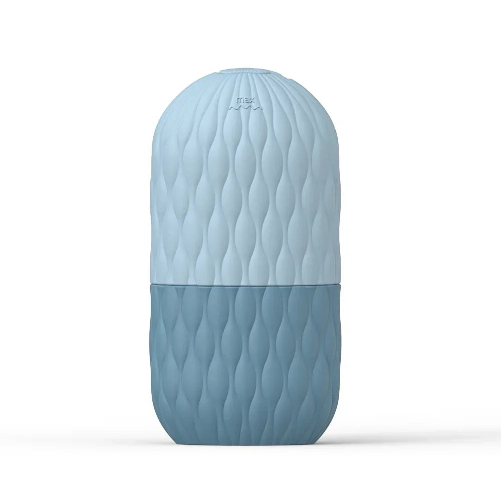 Ice Face Roller — Reusable Silicone Facial Massager for Puffiness, Pores & Glow