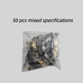 50-Piece Carbon Brush Repair Kit — Heavy-Duty Replacement for Drills, Grinders & Motors