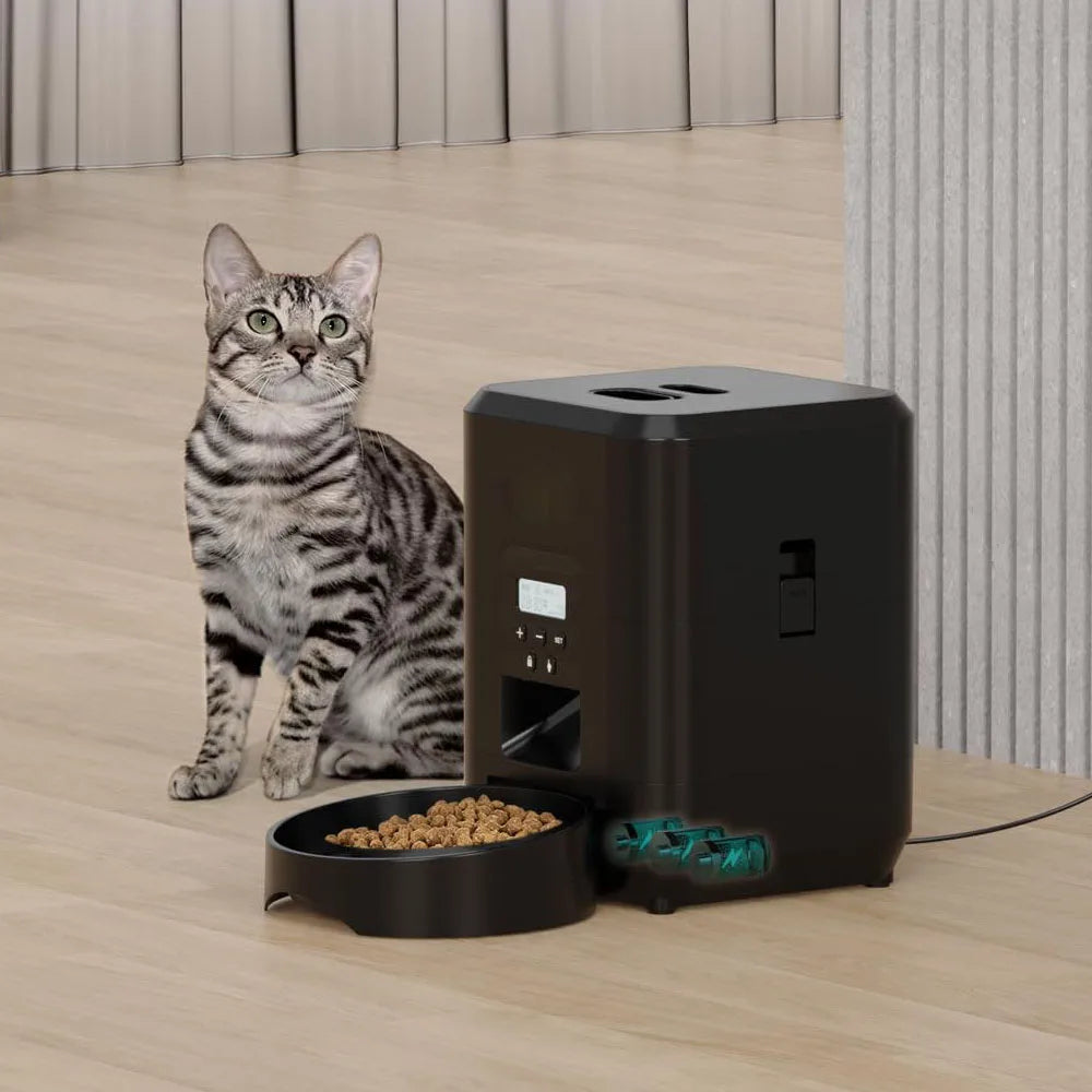 Automatic Pet Feeder — Smart Timed Food Dispenser with Portion Control for Cats & Dogs