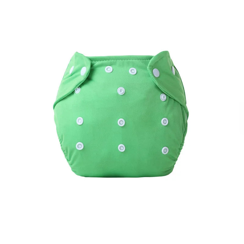 Reusable Cloth Diapers — Adjustable Washable Nappy, One Size Fits 6–33 lbs