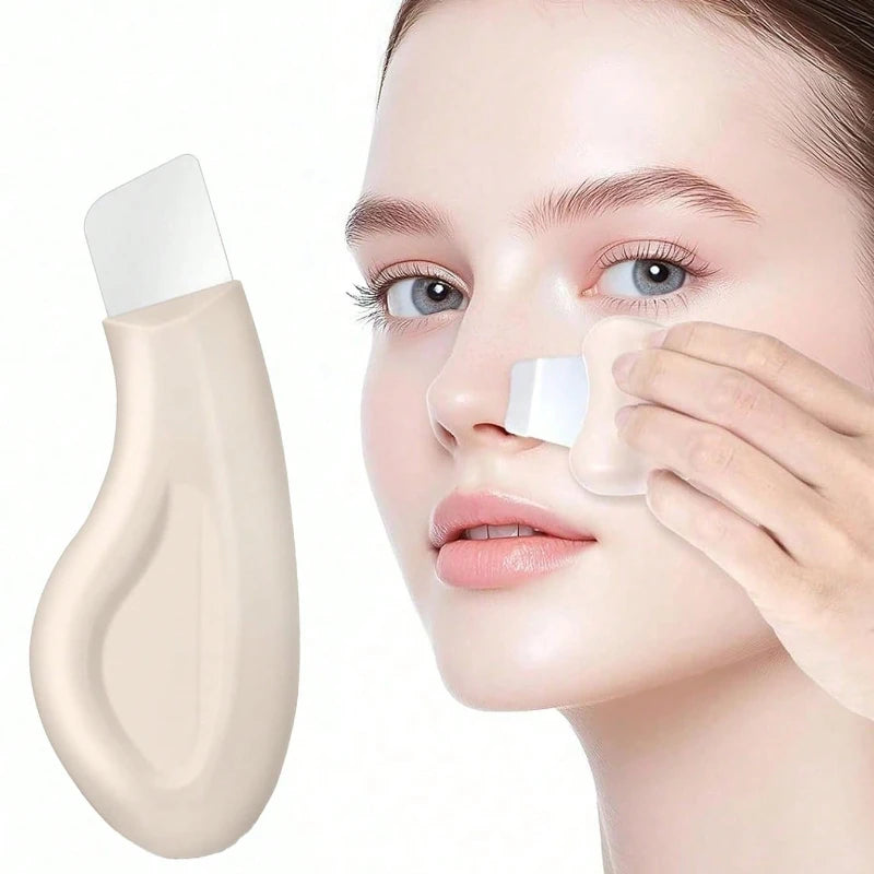 Silicone Nose & Face Pore Cleanser — Gentle Blackhead Remover Scraper