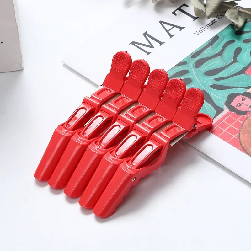 Professional Alligator Hair Clips 5-Pack — Salon-Grade Sectioning Clips