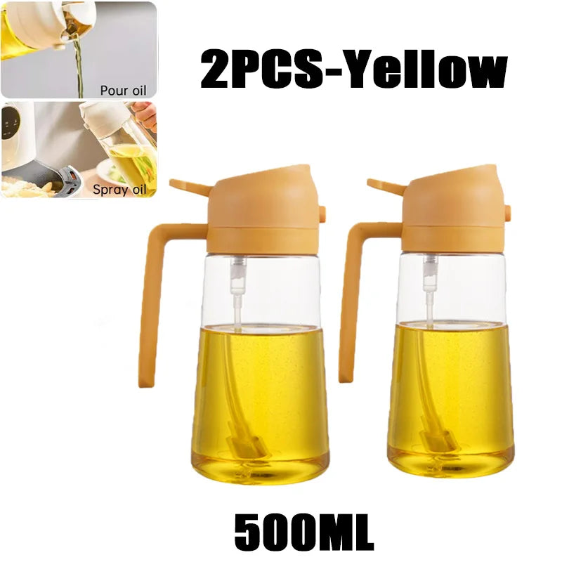 Oil Spray Bottle — Fine Mist Cooking Sprayer for Olive Oil, Vinegar & BBQ