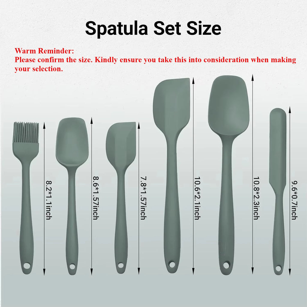Silicone Kitchen Utensil Set — 9-Piece Non-Stick Cooking Tools with Holder