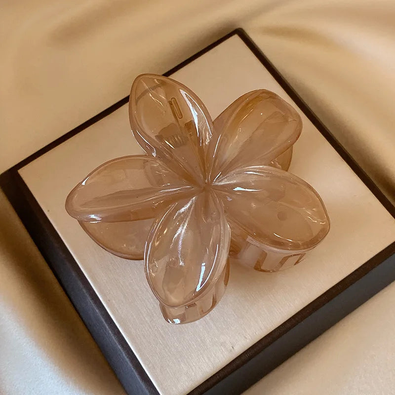 Large Flower Matte Hair Claw Clip — 18 Colors for Every Outfit & Mood