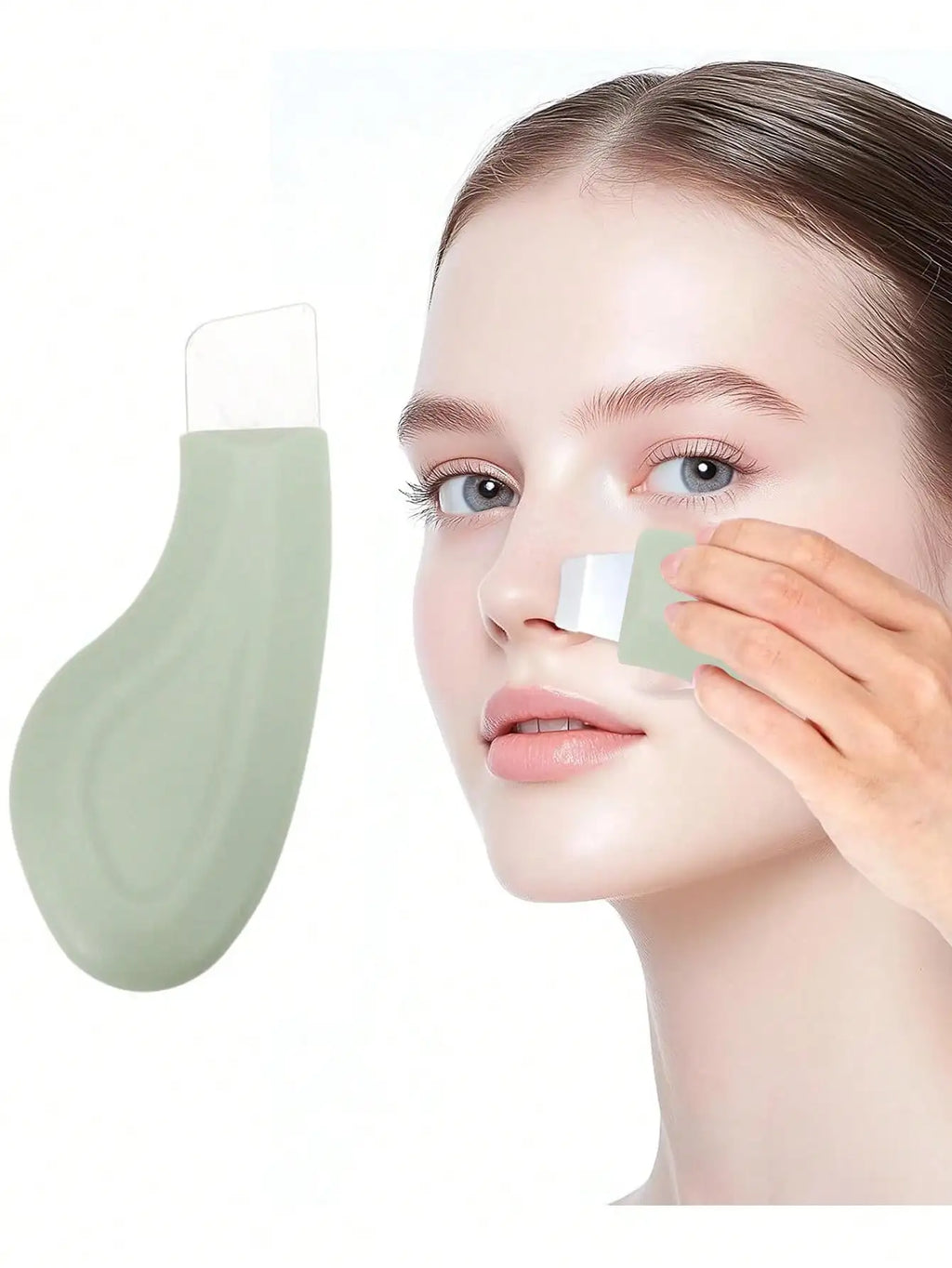 Silicone Nose & Face Pore Cleanser — Gentle Blackhead Remover Scraper