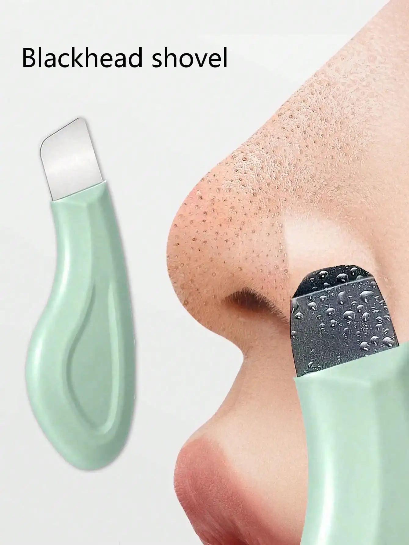 Silicone Nose & Face Pore Cleanser — Gentle Blackhead Remover Scraper