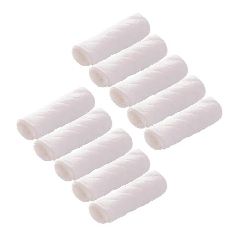 Reusable Cotton Diaper Inserts — 3 or 6 Layer Absorbent Cloth Liner