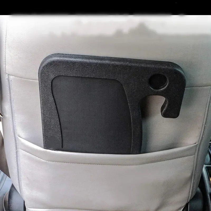 Portable Car Steering Wheel Desk — Foldable Laptop & Food Tray for Drivers