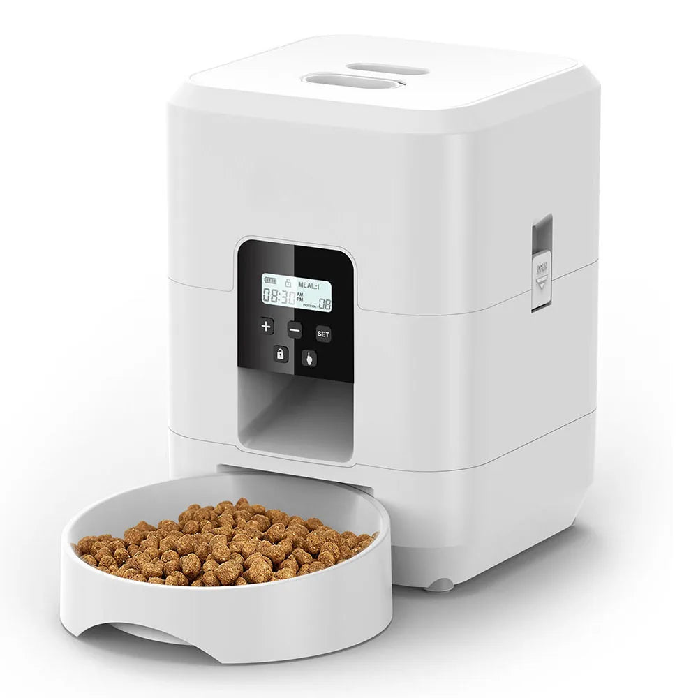 Automatic Pet Feeder — Smart Timed Food Dispenser with Portion Control for Cats & Dogs