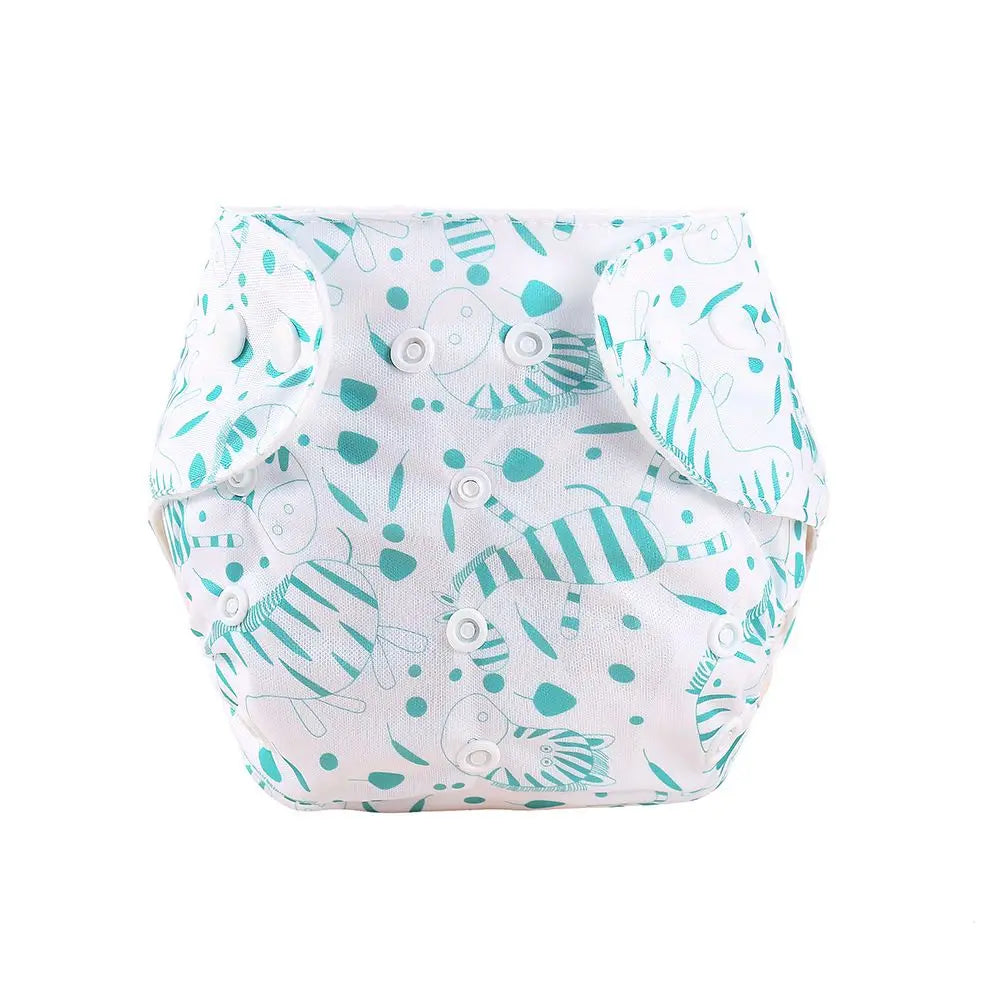 Reusable Cloth Diapers — Adjustable Washable Nappy, One Size Fits 6–33 lbs
