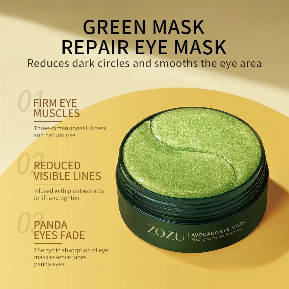 Gold Collagen Under-Eye Patches — Hydrating Anti-Wrinkle Eye Masks (60 pcs/120pcs)