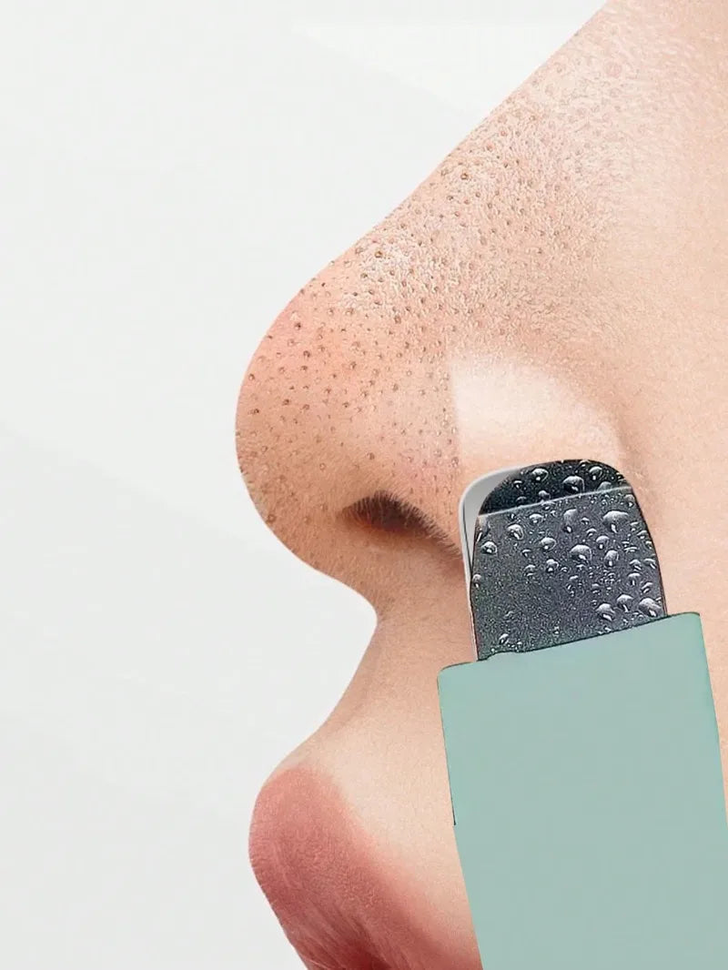 Silicone Nose & Face Pore Cleanser — Gentle Blackhead Remover Scraper