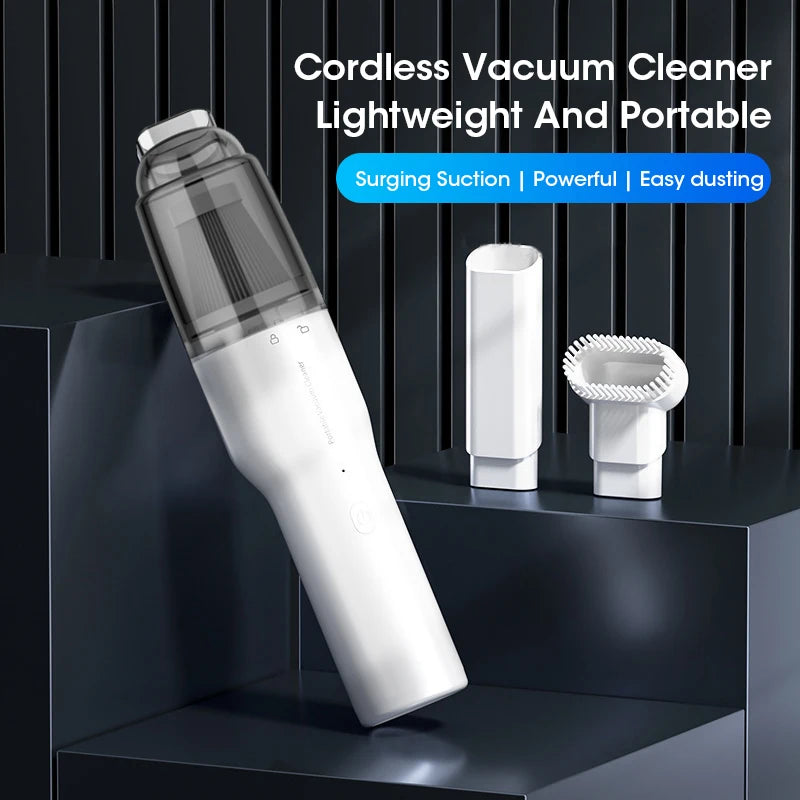 Cordless Handheld Vacuum — Portable Mini Cleaner for Car, Desk & Home