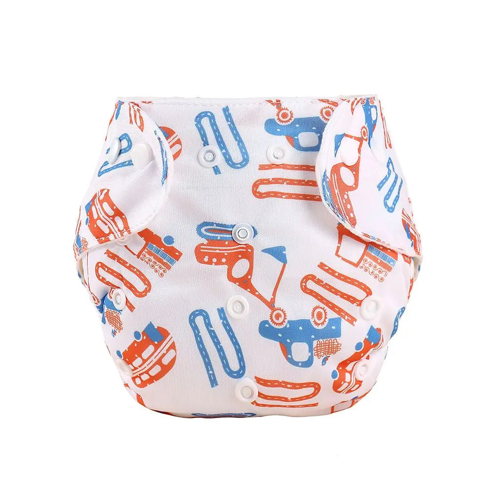 Reusable Cloth Diapers — Adjustable Washable Nappy, One Size Fits 6–33 lbs