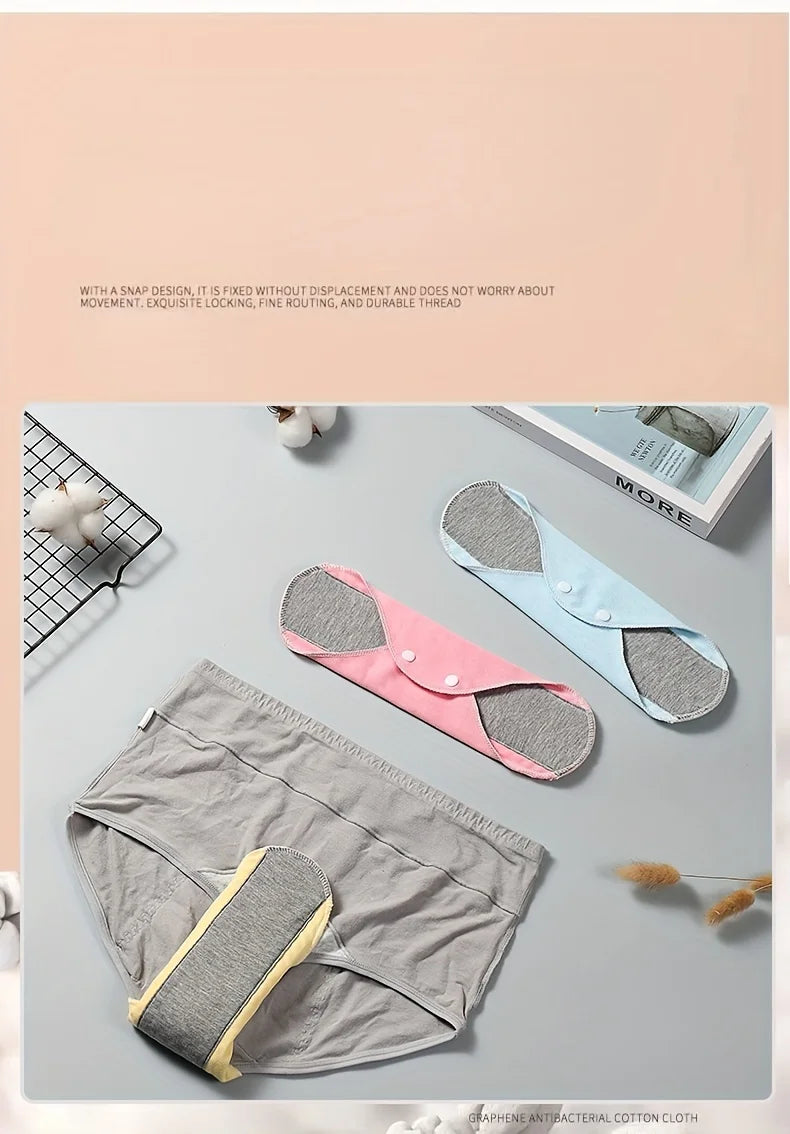 Washable Leak-Proof Incontinence Pads — Reusable, Waterproof & Ultra-Soft