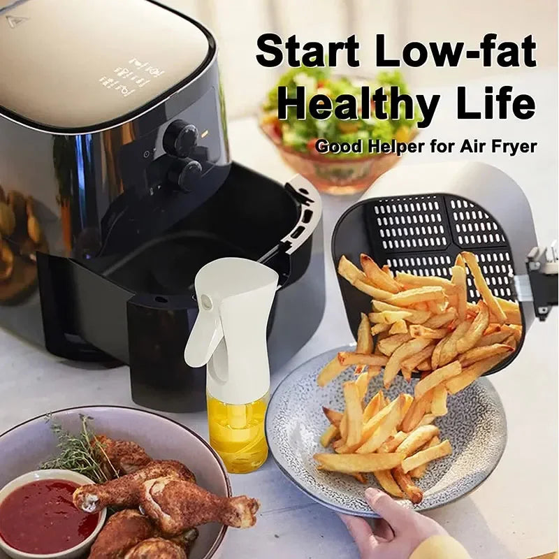 Oil Spray Bottle — Fine Mist Cooking Sprayer for Olive Oil, Vinegar & BBQ
